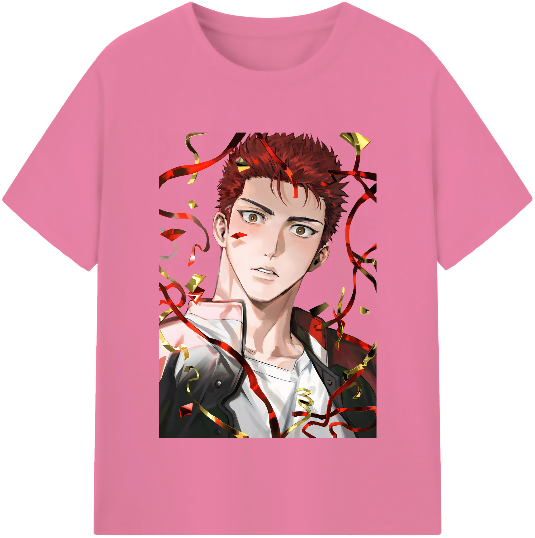 SLAM DUNK／スラムダンク 綿100％半袖Tシャツ（フロントプリント）